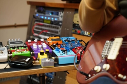 Custom built guitar pedals