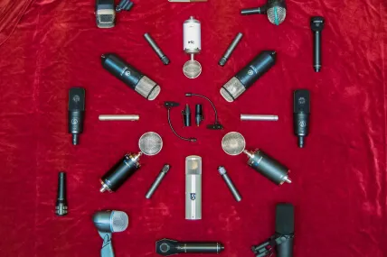 Microphone collection vintage and modern