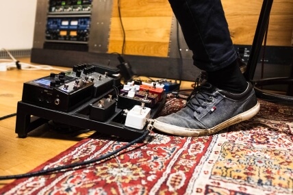 Guitar pedal board